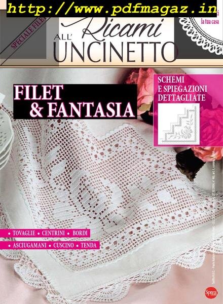 Ricami all’Uncinetto – Agosto-Settembre 2017 Cover
