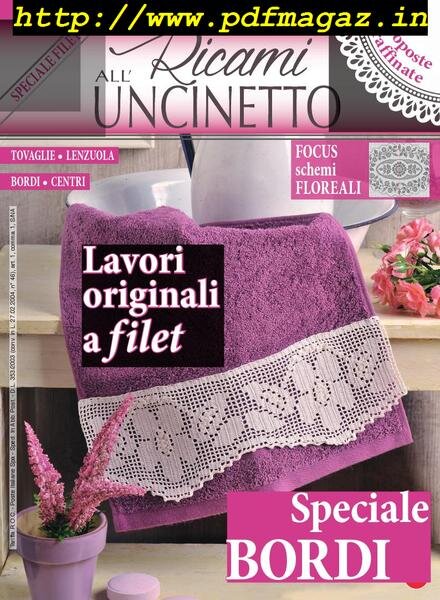 Ricami all’Uncinetto – Aprile-Maggio 2019 Cover