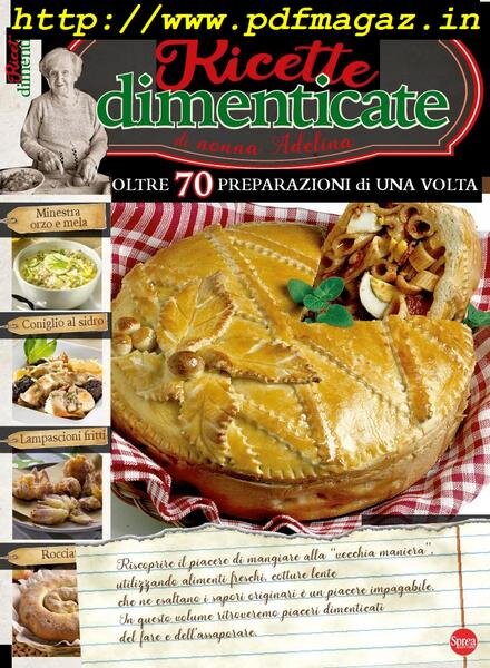 Ricette Dimenticate – Marzo-Aprile 2019 Cover