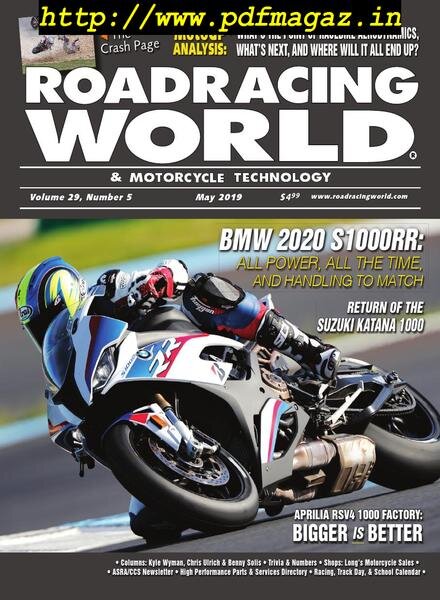 Roadracing World – May 2019 Cover