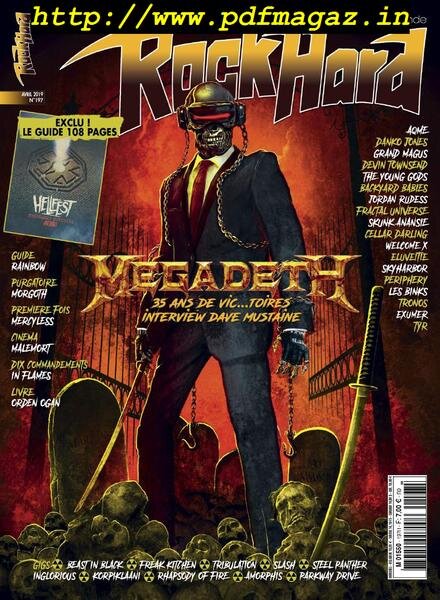 Rock Hard – avril 2019 Cover