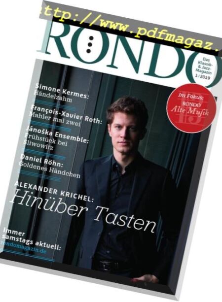 Rondo – Nr1, 2019 Cover