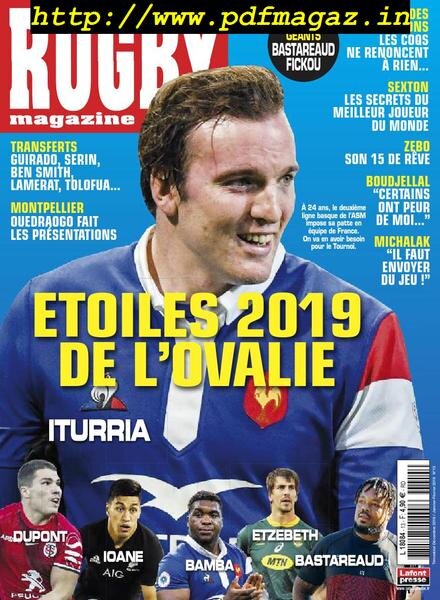 Rugby Magazine – janvier 2019 Cover