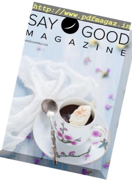 Say Good – Marzo-Aprile 2019 Cover