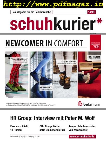 schuhkurier – 02 April 2019 Cover