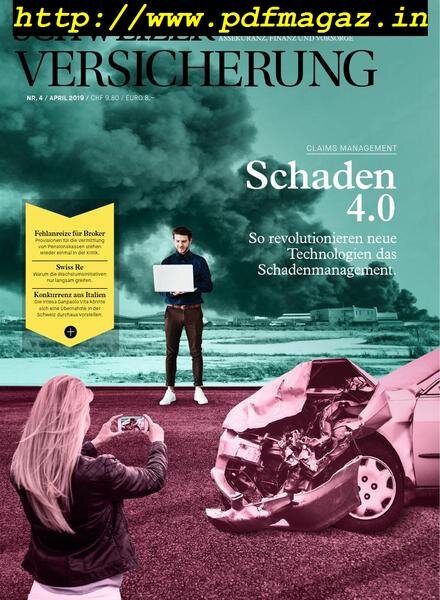 Schweizer Versicherung – April 2019 Cover