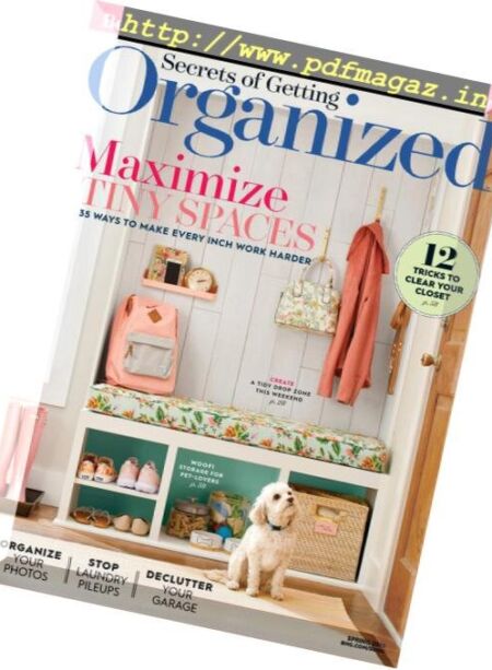 Secrets of Getting Organized – March 2019 Cover