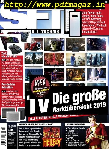 SFT – Spiele Filme Technik – April 2019 Cover
