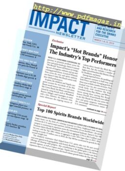 Shanken’s Impact Newsletter – March 2019