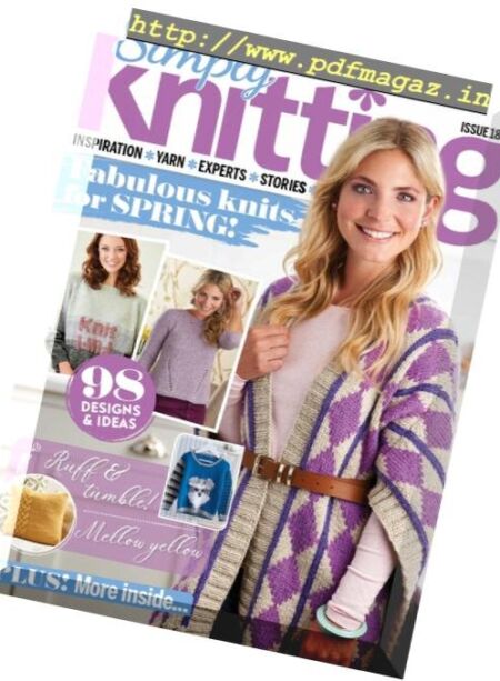 Simply Knitting – April 2019 Cover