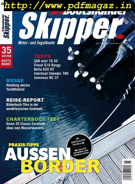 Skipper Bootshandel – April 2019 Cover