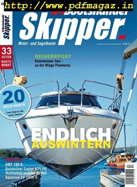 Skipper Bootshandel – Marz 2019 Cover