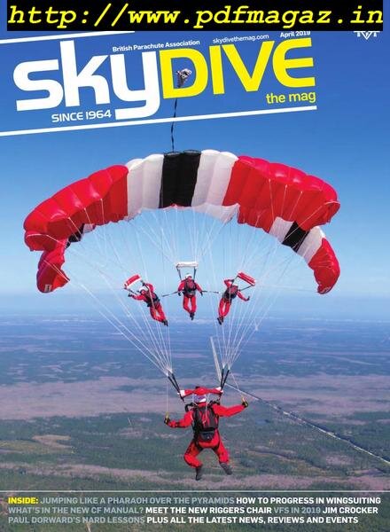 Skydive – April 2019 Cover