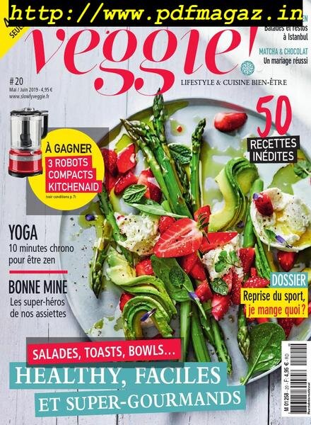 Slowly Veggie France – Mai-Juin 2019 Cover