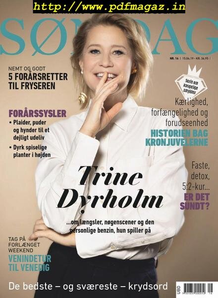 Sondag – 15 april 2019 Cover