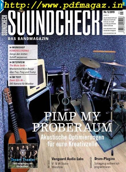 Soundcheck – Mai 2019 Cover