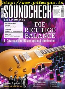 Soundcheck – Marz 2019