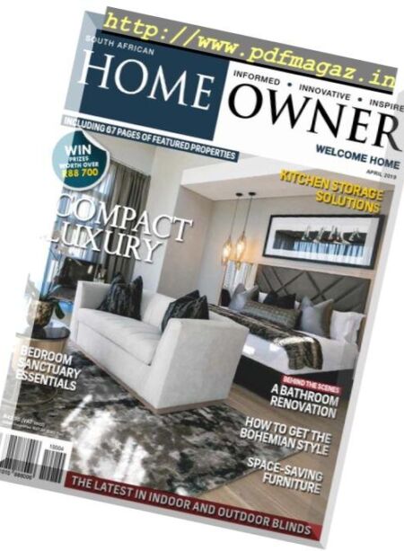 South African Home Owner – April 2019 Cover