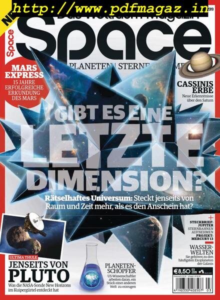 Space Germany – Nr3, 2019 Cover