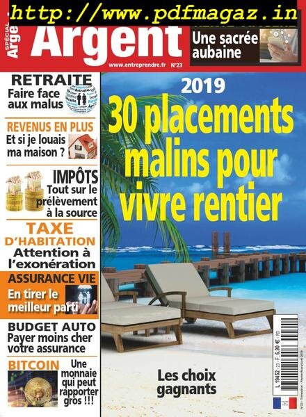 Special Argent – fevrier 2019 Cover
