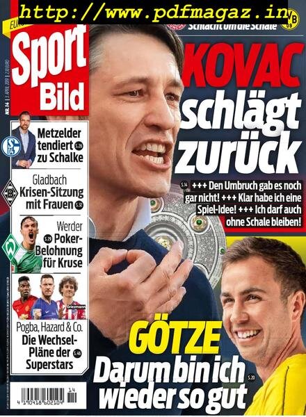 Sport Bild – 03 April 2019 Cover