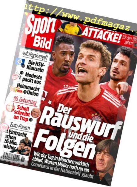 Sport Bild – 13 Marz 2019 Cover