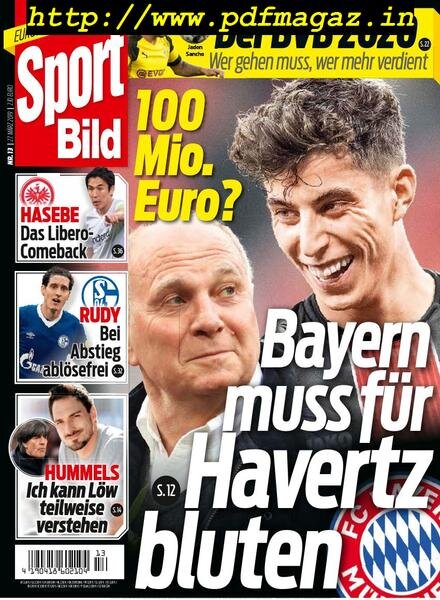 Sport Bild – 27 Marz 2019 Cover