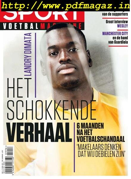 Sport Voetbal Magazine – 17 April 2019 Cover