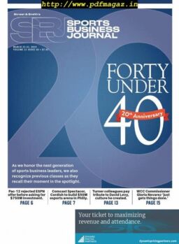 SportsBusiness Journal – 25 March 2019