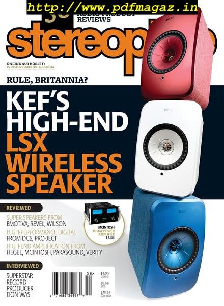 Stereophile – May 2019 Cover