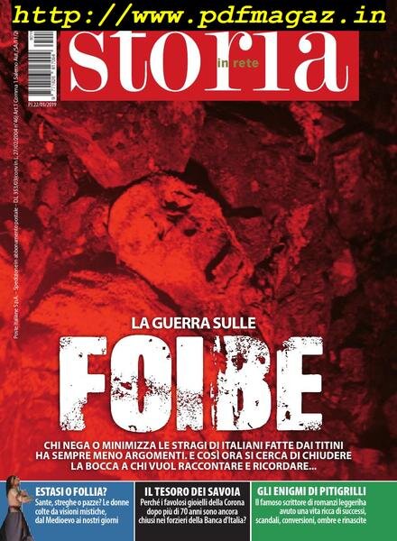 Storia in Rete – Marzo-Aprile 2019 Cover