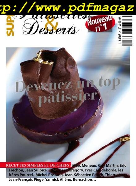 Super Patisseries & Desserts – octobre 2013 Cover