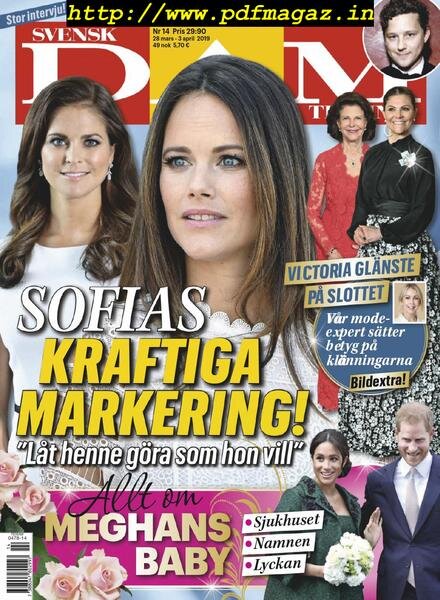Svensk Damtidning – 28 mars 2019 Cover