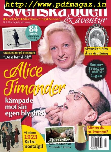 Svenska Oden & aventyr – februari 2018 Cover