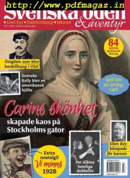 Svenska Oden & aventyr – juli 2018