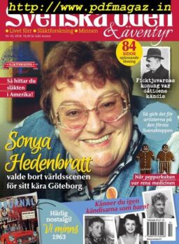 Svenska Oden & aventyr – november 2018
