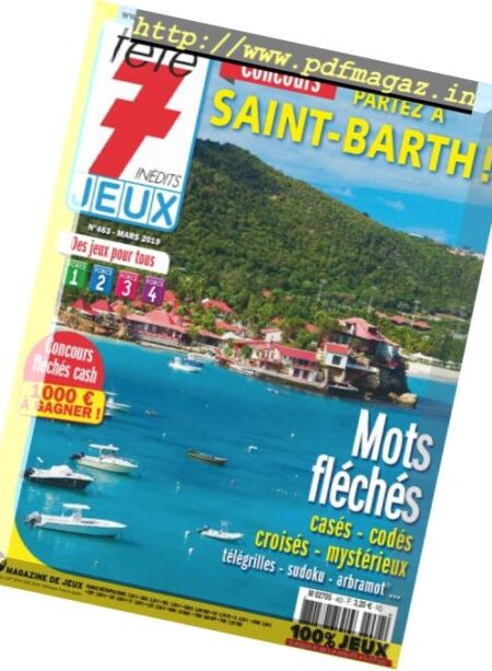 Tele 7 Jeux – mars 2019 Cover
