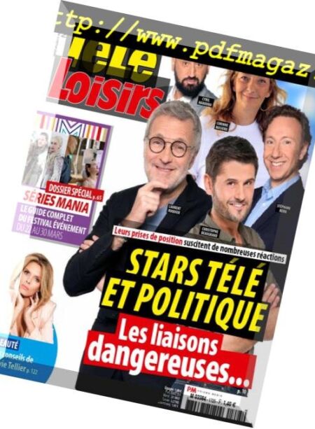Tele Loisirs – 18 Mars 2019 Cover