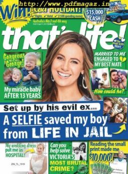 that’s life! – April 11, 2019