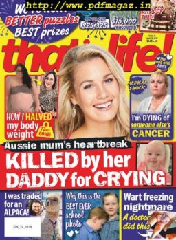 that’s life! – April 18, 2019
