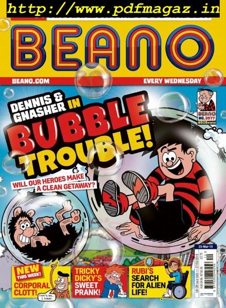 The Beano – 23 March 2019 Cover