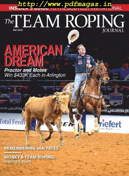 The Team Roping Journal – May 2019 Cover