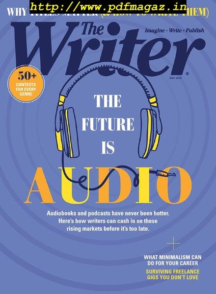 The Writer – May 2019 Cover