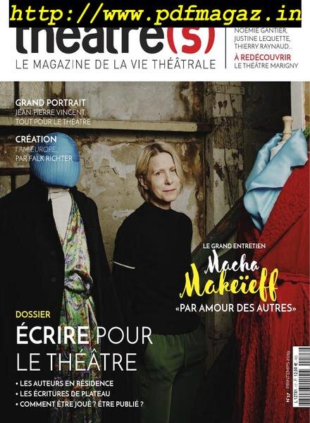 Theatre(s) Magazine – mars 2019 Cover