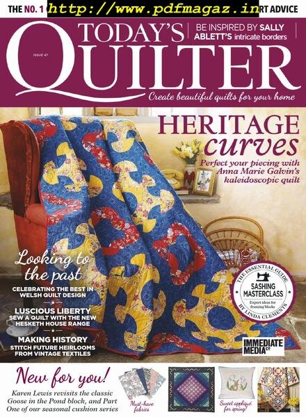Today’s Quilter – April 2019 Cover