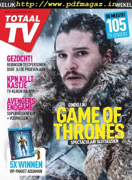 Totaal TV – 13 April 2019 Cover