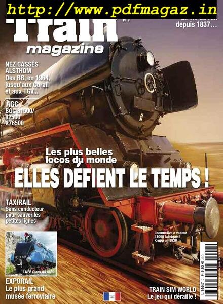 Train Magazine – avril 2019 Cover