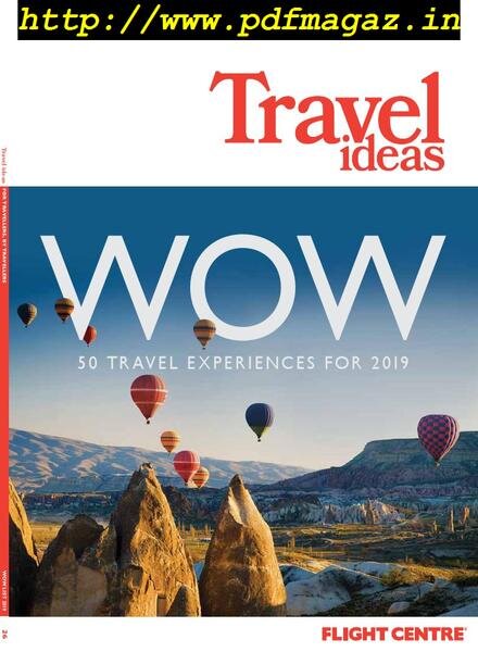 Travel ideas – Wow List 2019 Cover