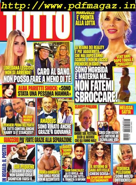 Tutto Mese – 30 Gennaio 2019 Cover