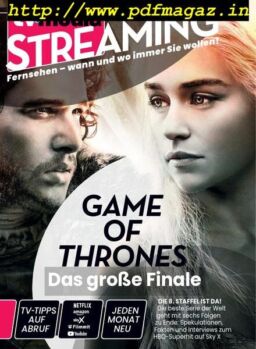 TV Media Streaming Guide – April 2019